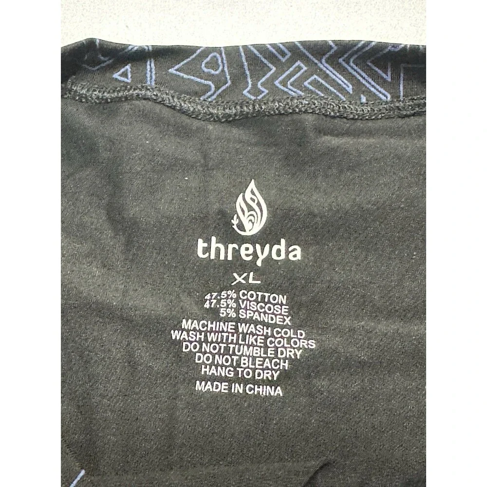 Threyda Geometric Pattern Short Sleeve Shirt Men's Size XL Artist Driven Apparel - Picture 4 of 8